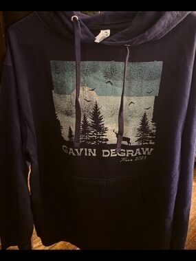 Authentic Gavin Degraw hoodie NWOT